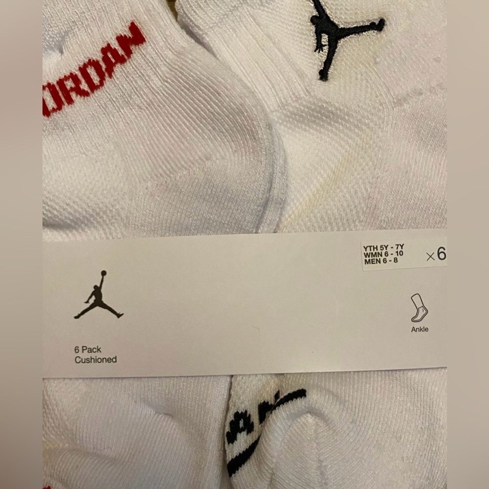 Nike Air Jordan Jumpman Quarter Cushioned Socks 12 pairs - Picture 4 of 9